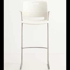 Armless 6711BS Poly Seat & Back Stool Multi Colors