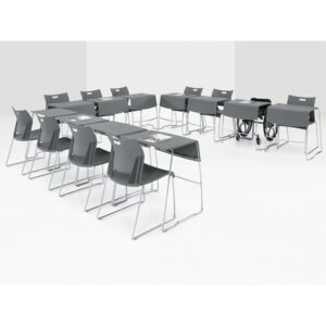 Duet-Style Stacking Tables