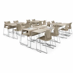 Duet Style Stacking Tables