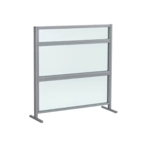 Evolve Wellness Freestanding Privacy Screen, Frosted Acrylic