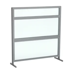 Evolve Wellness Mobile Privacy Screen, Frosted Acrylic