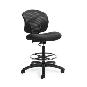 Global Tye 1924-6 Armless Low Back Task Drafting Chair