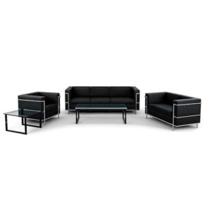 Modern (Desk & Sofa & Tables) Reception Set