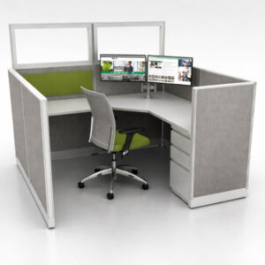 ReCube Glass-Panel Workstations