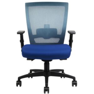 Run II Mid Back Office Chair with Black Frame & Synchro Control & Larger Seat