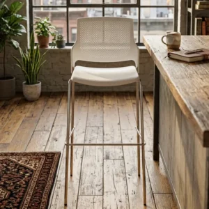 Armless 2075BSNPP Poly Seat & Back Stool Multi Colors