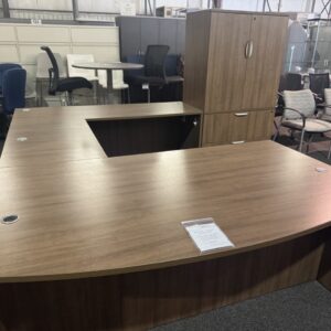 Used Modern U-Shape Executive Desk Suite