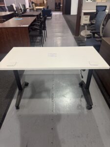 Used Modern Training Table with Wheels