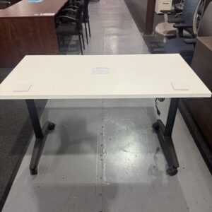 Used Modern Training Table with Wheels