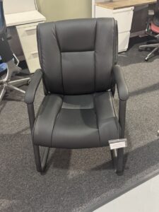 Used Upholstered Office Side Chair with Arm