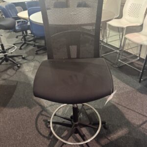 Used Adjustable Drafting Stool with Mesh Back –