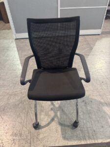 Used Contemporary Visitor Chair with Mesh Back