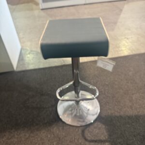 Used Adjustable Modern Bar Stool with Chrome Base