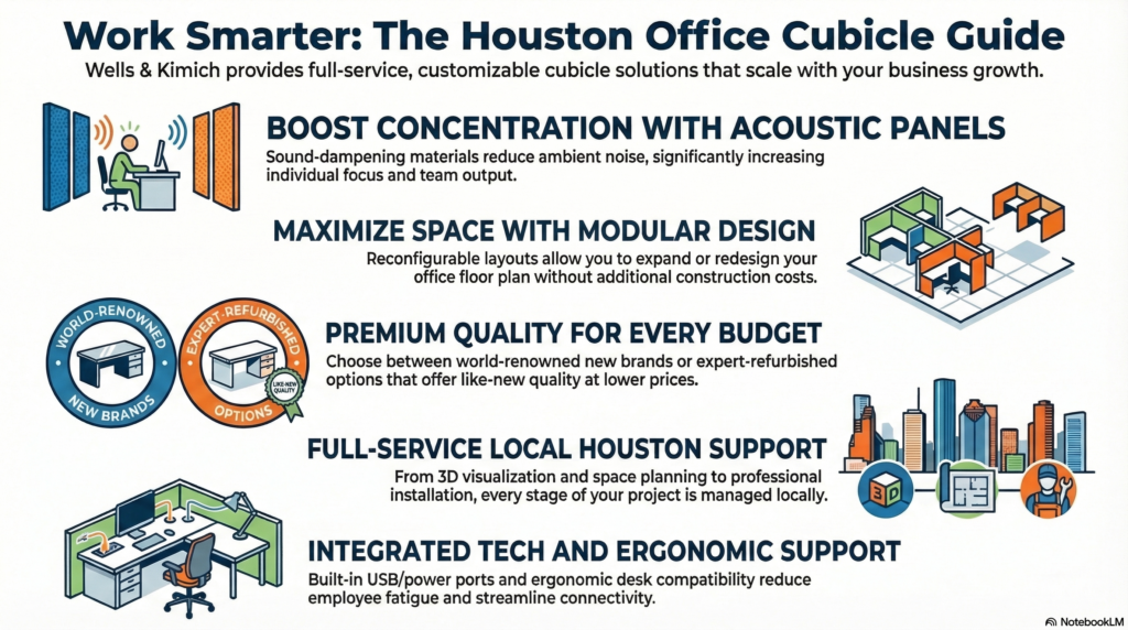 Houston Office Cubicle Guide infographic