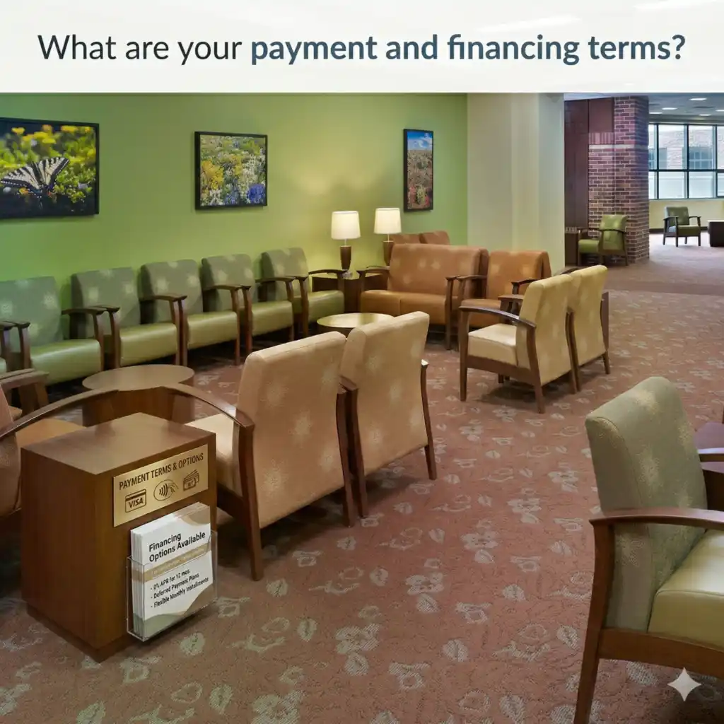 What are your payment and financing terms?