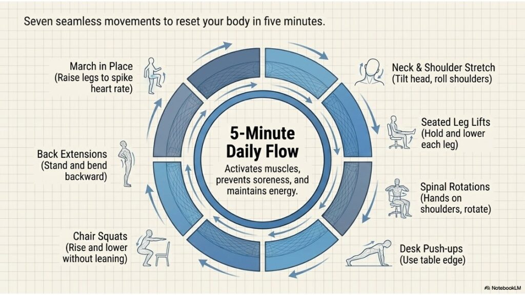 5-Minute Workout at work