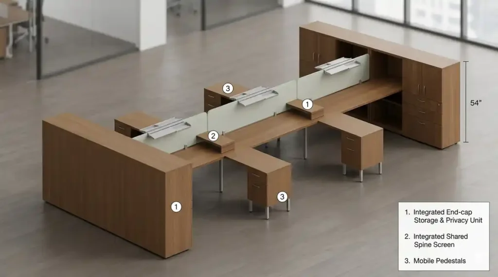 Integrated Storage & Privacy Units