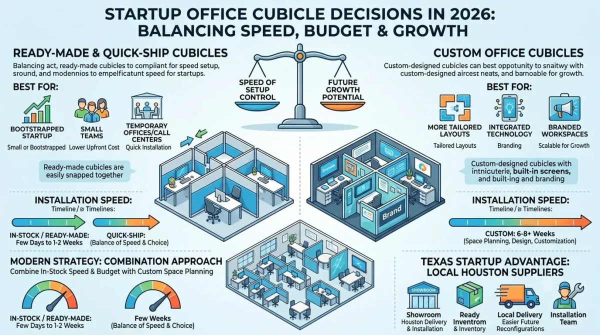Office Cubicle Option Makes the Most Sense for Startups