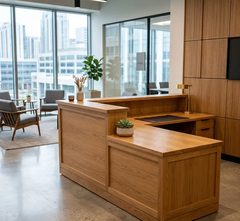 Wood Reception Tables