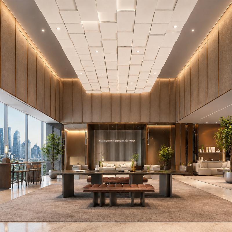 Gradi Acoustic Felt Ceiling Grid Tile