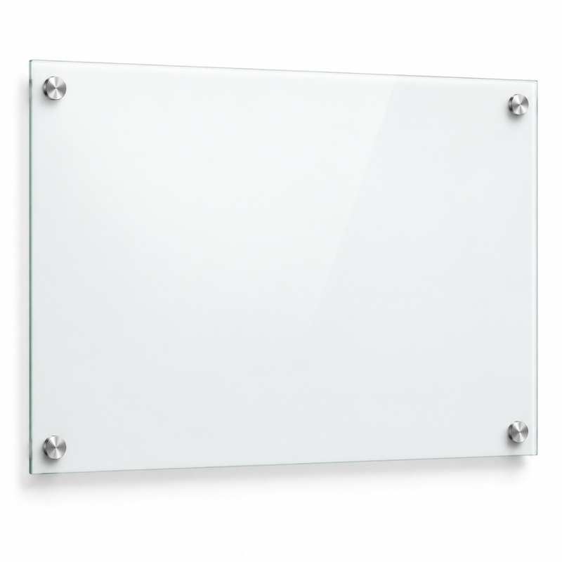 Wall-Mounted Floating Glass Board