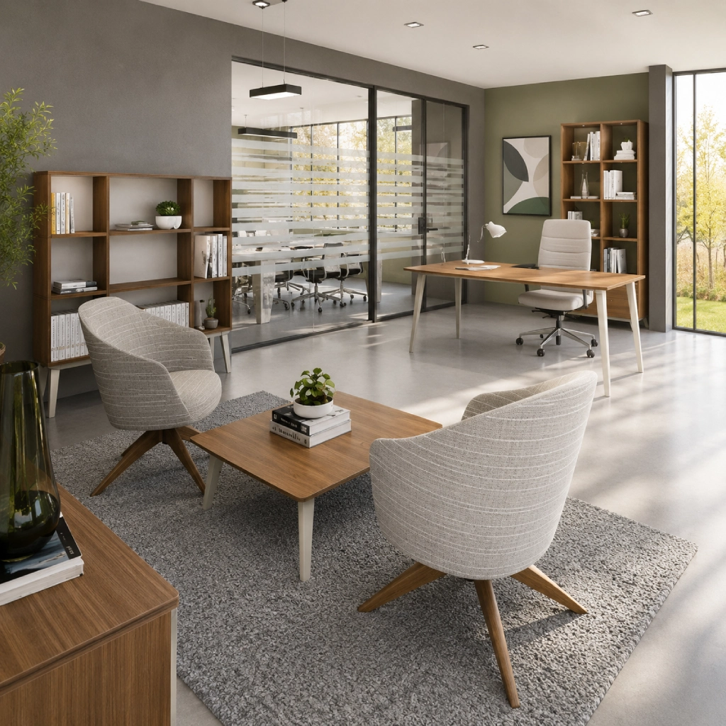 Corby Laminate Office Desk - Image 6