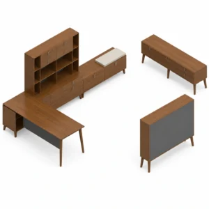 Corby Laminate Office Desk