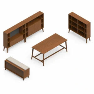Corby Laminate Office Desk