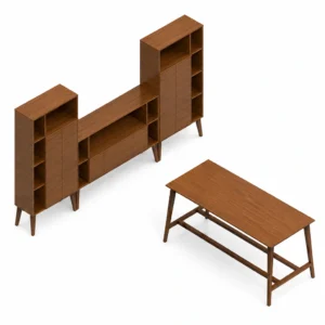 Corby Laminate Office Desk