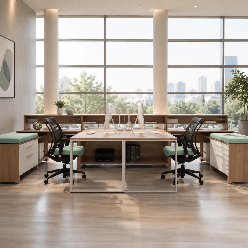 Global Princeton Laminate Desk Series-var5