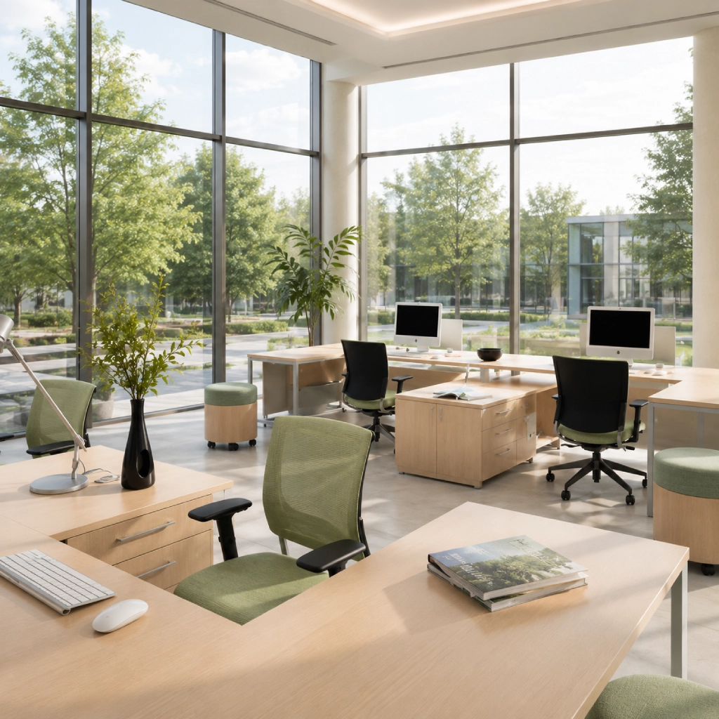 Global Princeton Laminate Desk Series-var6