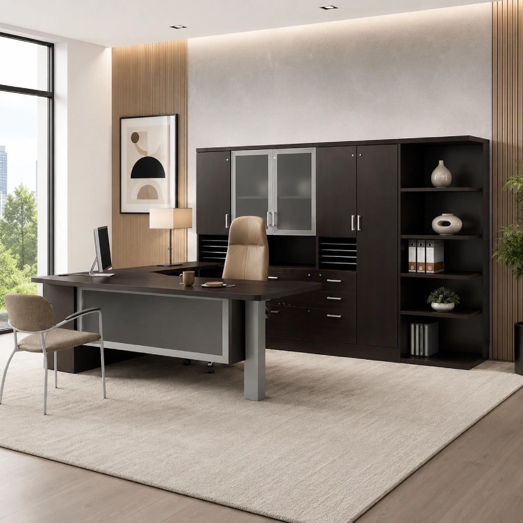 Global Zira Laminate Desk-var3