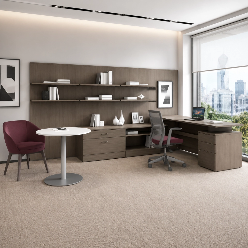 Global Zira Laminate Desk-var4