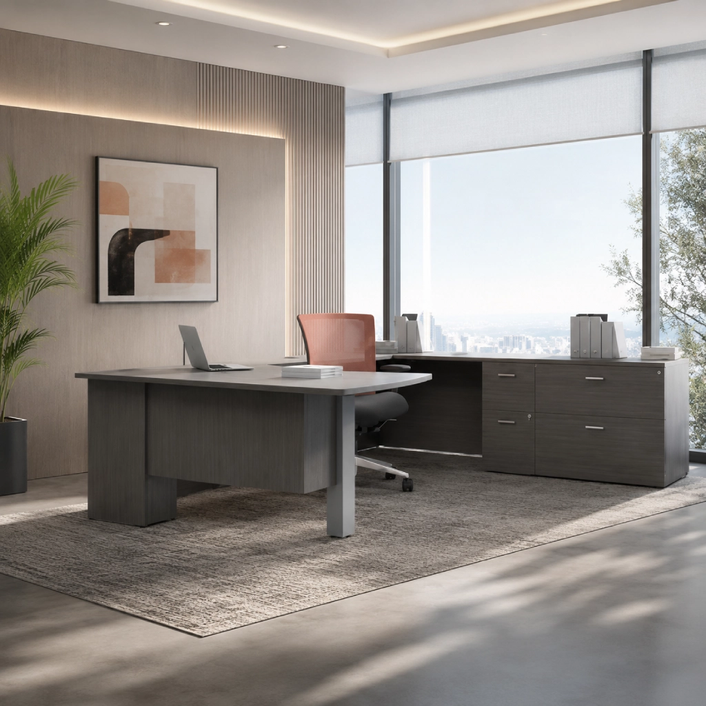 Global Zira Laminate Desk-var5