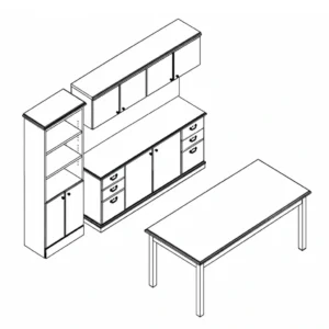 Indiana Arlington Veneer Desk