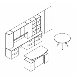Indiana Height Adjustable Laminate Desk