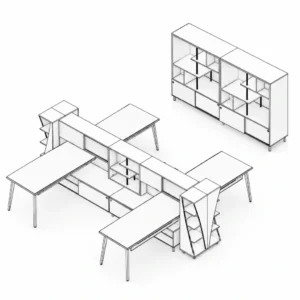 Indiana Iconic Veneer Desk