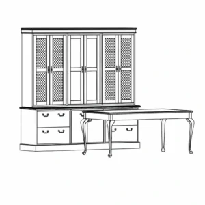 Indiana Jefferson Veneer Desk