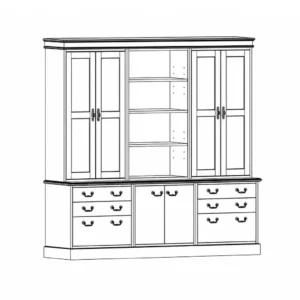 Indiana Jefferson Veneer Desk