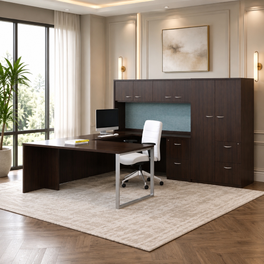 Indiana Madera Laminate Desk-v2