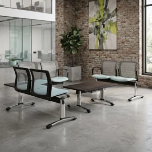 Vion Tandem Beam Seating with Tables