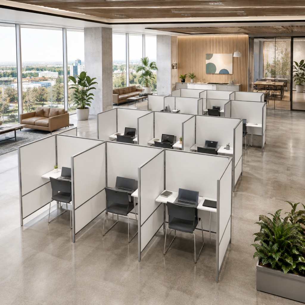 Global Linking Desk Privacy Panels & Room Dividers-g6