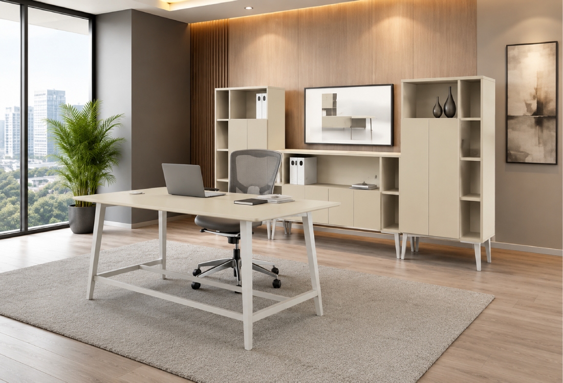 laminate desks in Houston in a modern office
