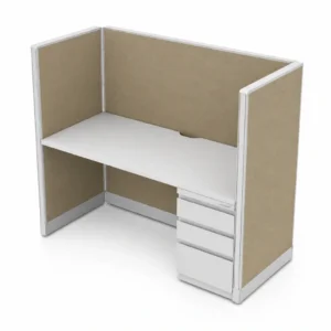 Semi-Private 5 x 2 Cubicle with Storage Cabinet-product