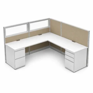 Semi-Private 6' x 6' Cubicle with Storage Cabinet
